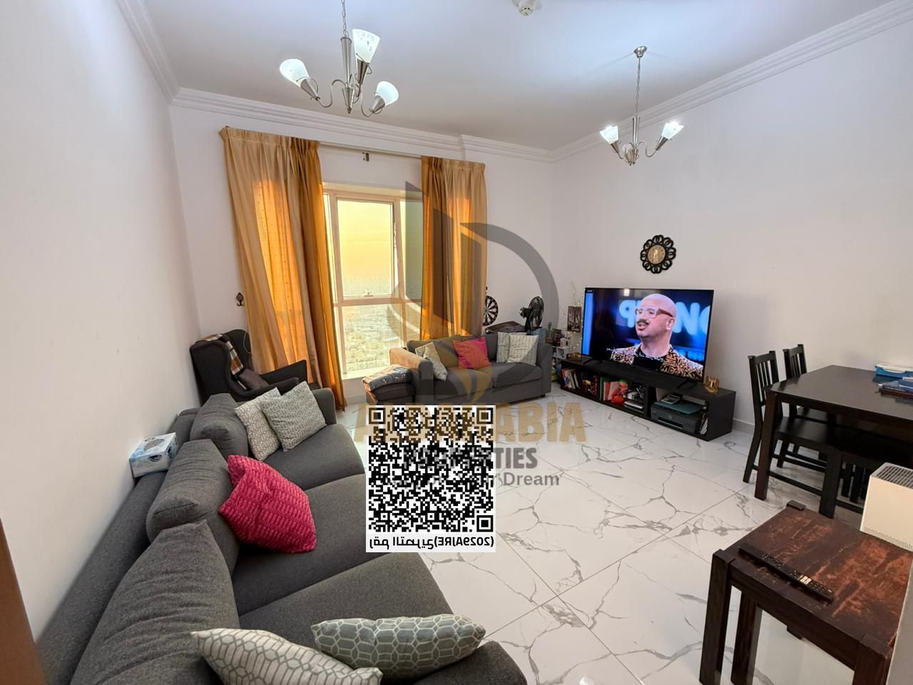 One Bedroom Apartment for Sale with Open View in Al Waha Tower – Ajman