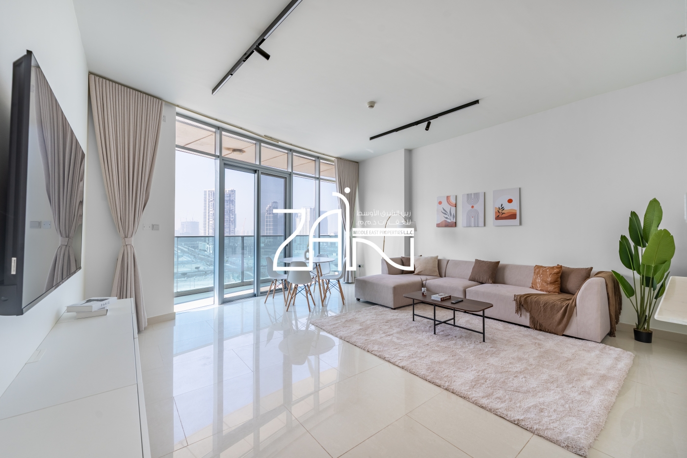 Modern Fully Furnished 2BR+Balcony Prime Location