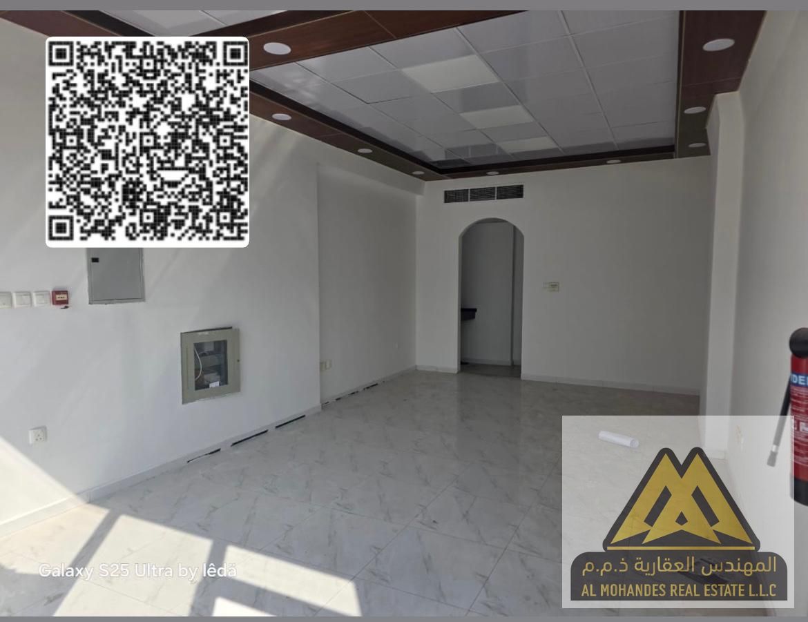 A spacious commercial shop with a very prime location directly on the main road in AlHamidiya – University Street, suitable for various business