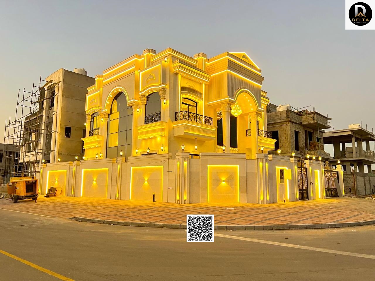 Luxury Corner Villa for Sale in Al Helio 2 – Ajman Half of Two Streets | Exceptional Spaces | High Privacy | Registration Fees Included Own a dis
