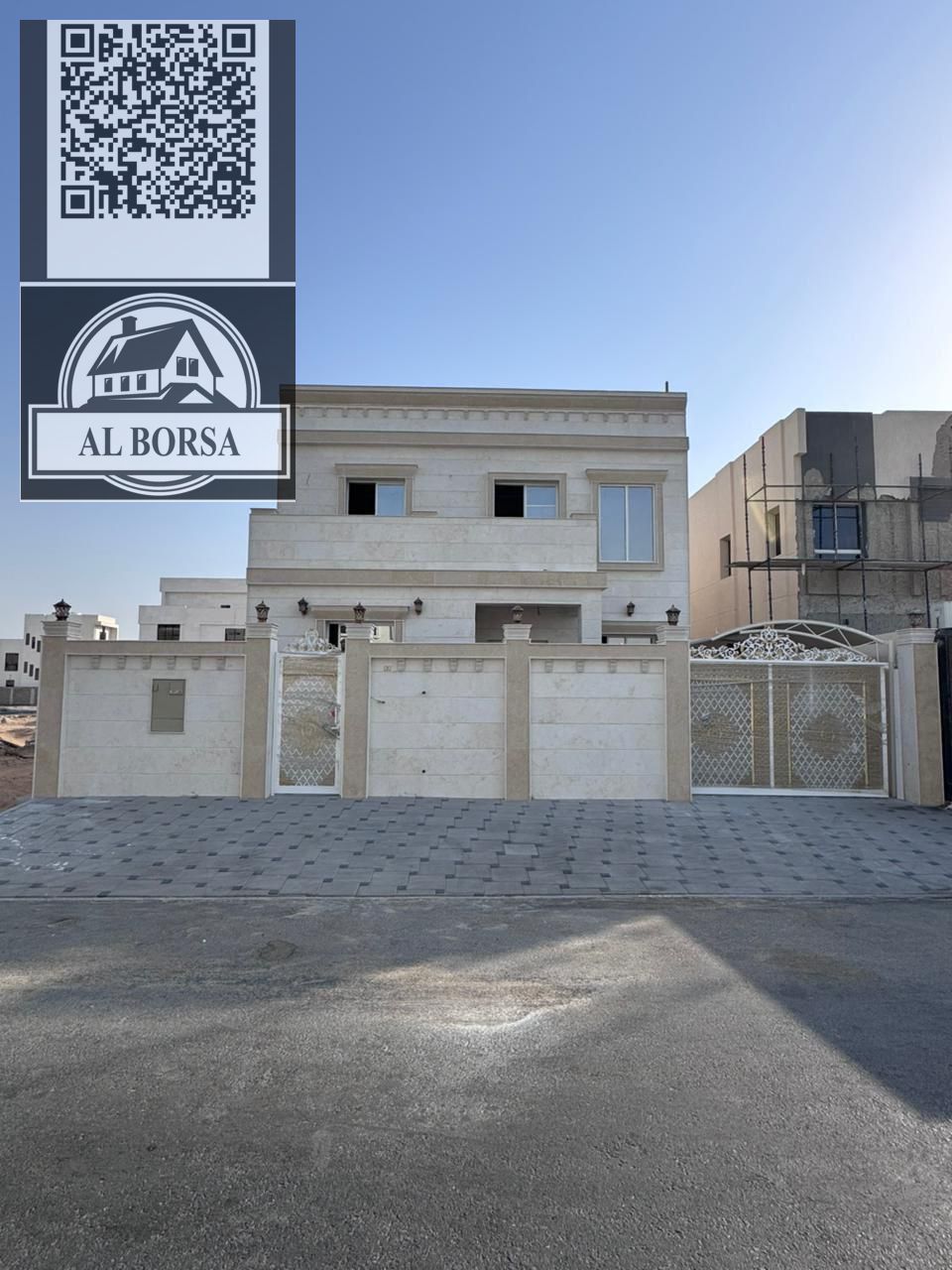 Villa for sale in Ajman Al Zahia on the corner of two streets, beautiful location, payment facilities