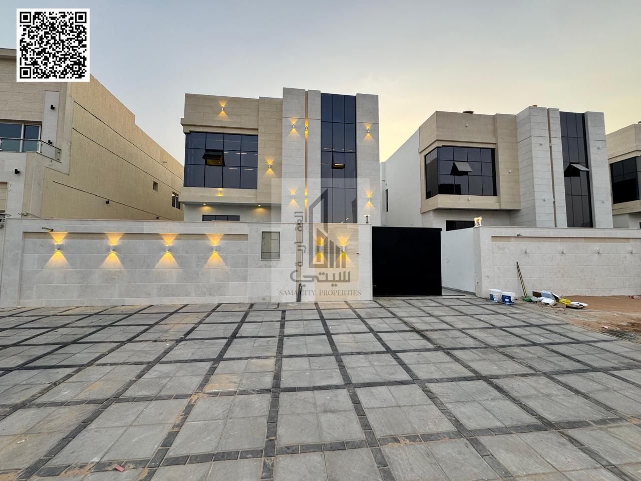 5BR Villa with Pool and Central AC near Main Road