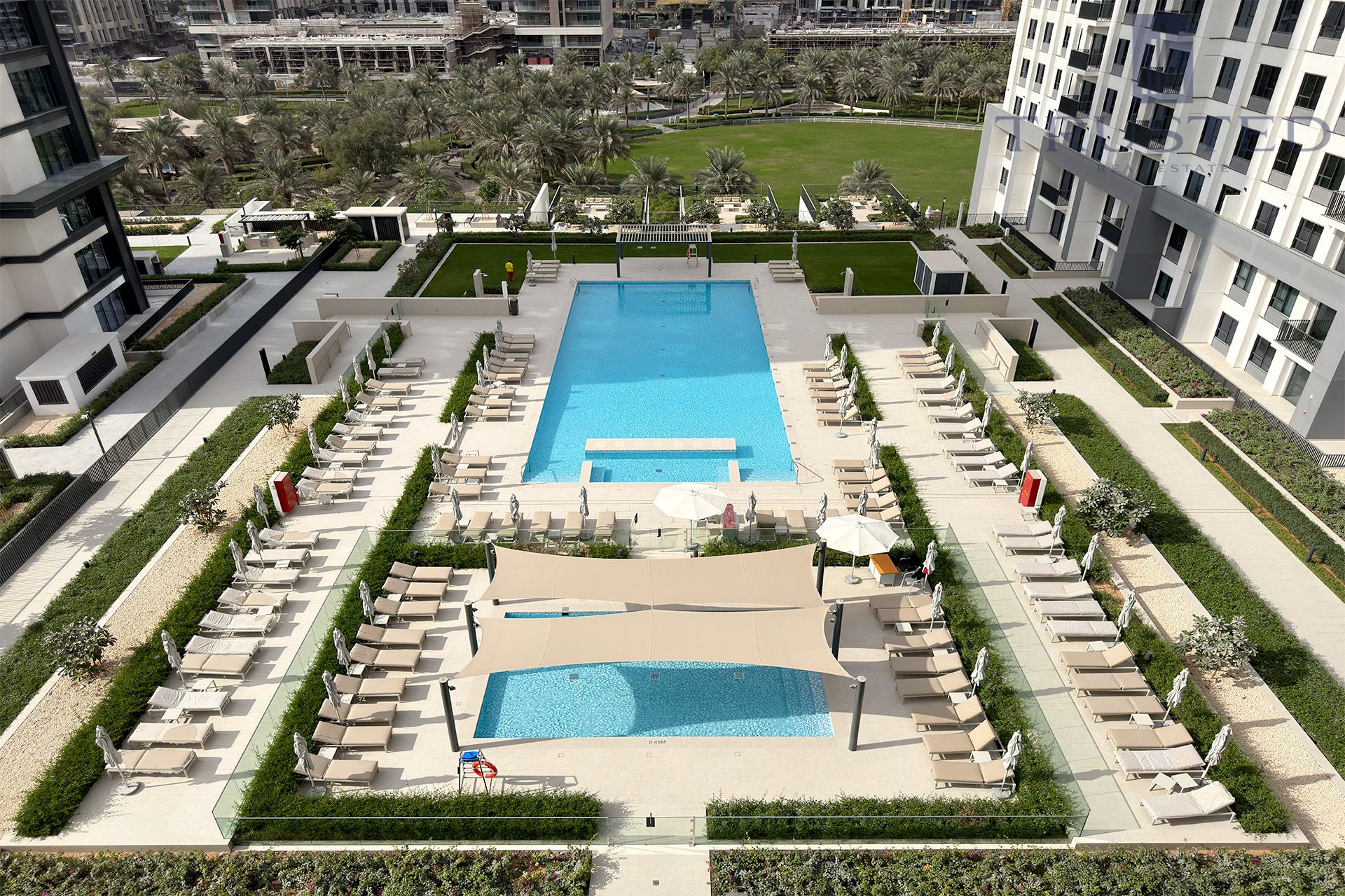 Stunning Pool View | Modern 2BR | Spacious Layout