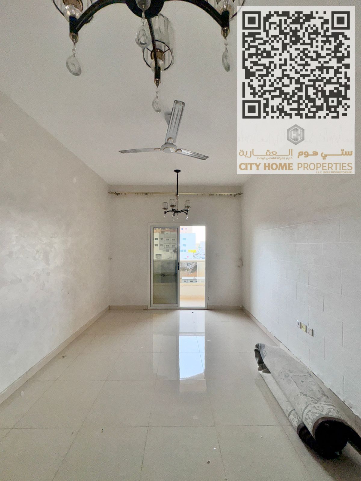 Luxury Apartment for Rent in Al Rawda 2 – 2 Fully Master Bedrooms with Separate Living Room, Large Distributor, Spacious Balcony, and Central AC – Clo