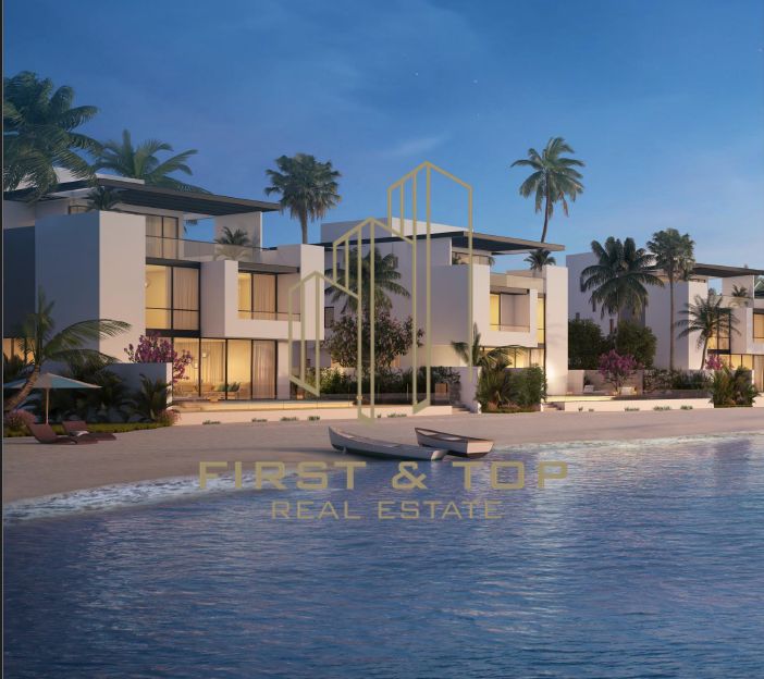 Beachfront villa with Pool | island living | Freehold | P. H. P | Golden visa