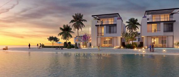 Waterfront villa with Pool | island living | Freehold | P. H. P | Golden visa