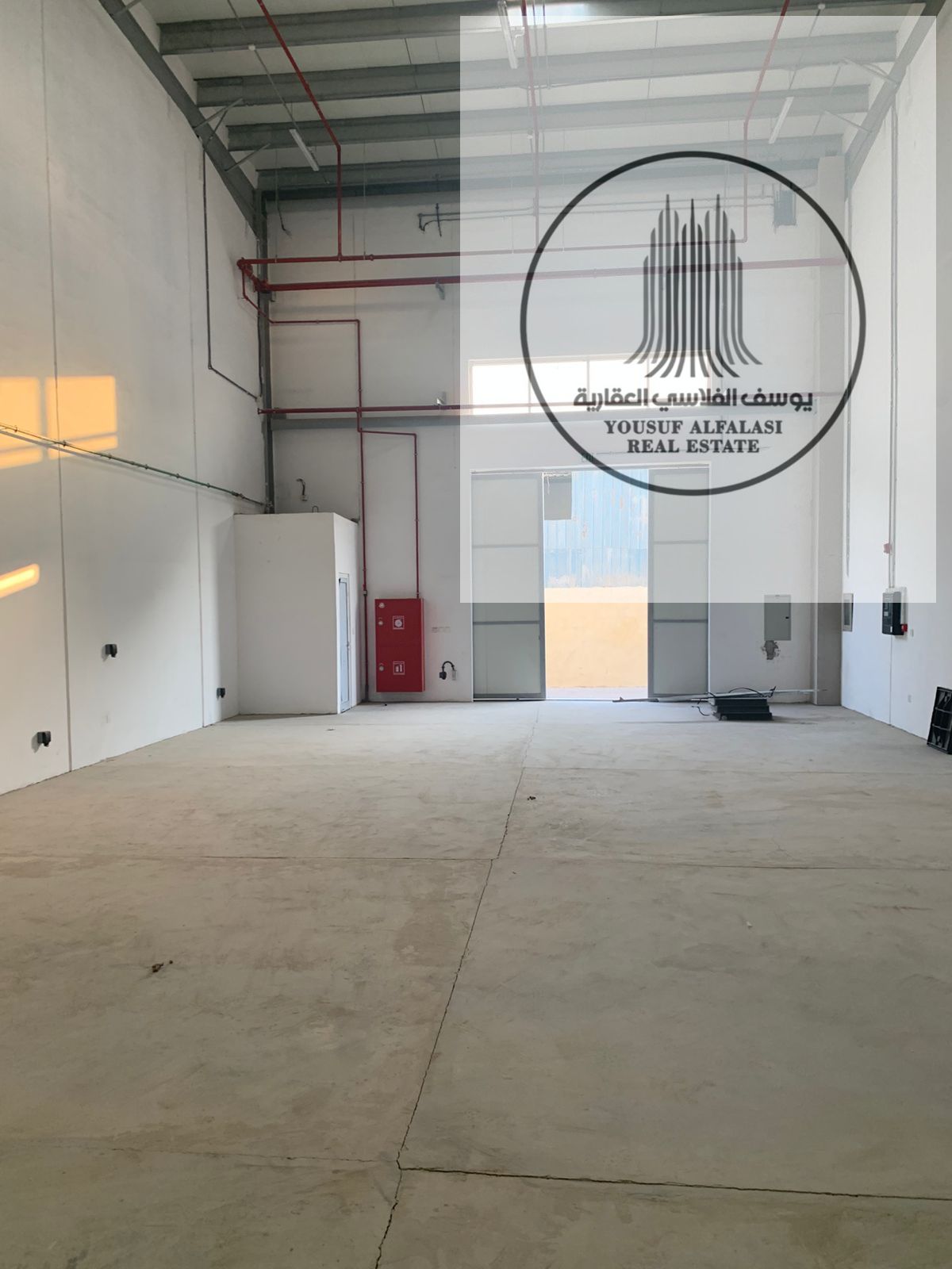 Brand New Warehouse for Rent – First Occupancy, High Ceiling, and Powerful Electricity in Ajman Industrial Area 1