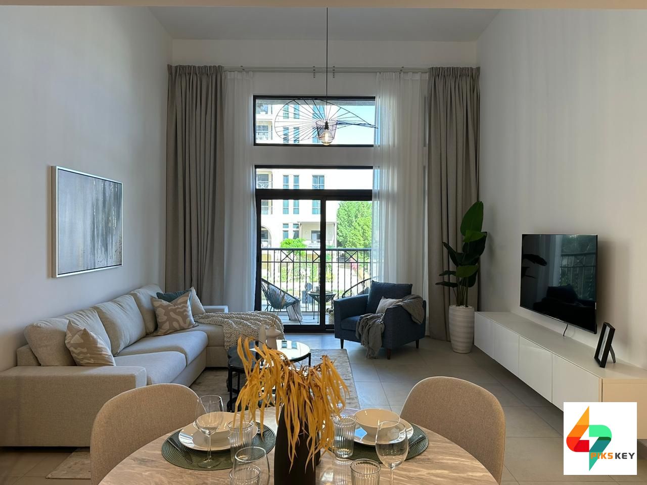 ALL INCLUSIVE & NO EXTRA CHARGES! 1 BHK | Fully Furnished | Timeless Luxury in Lamtara 3, MJL