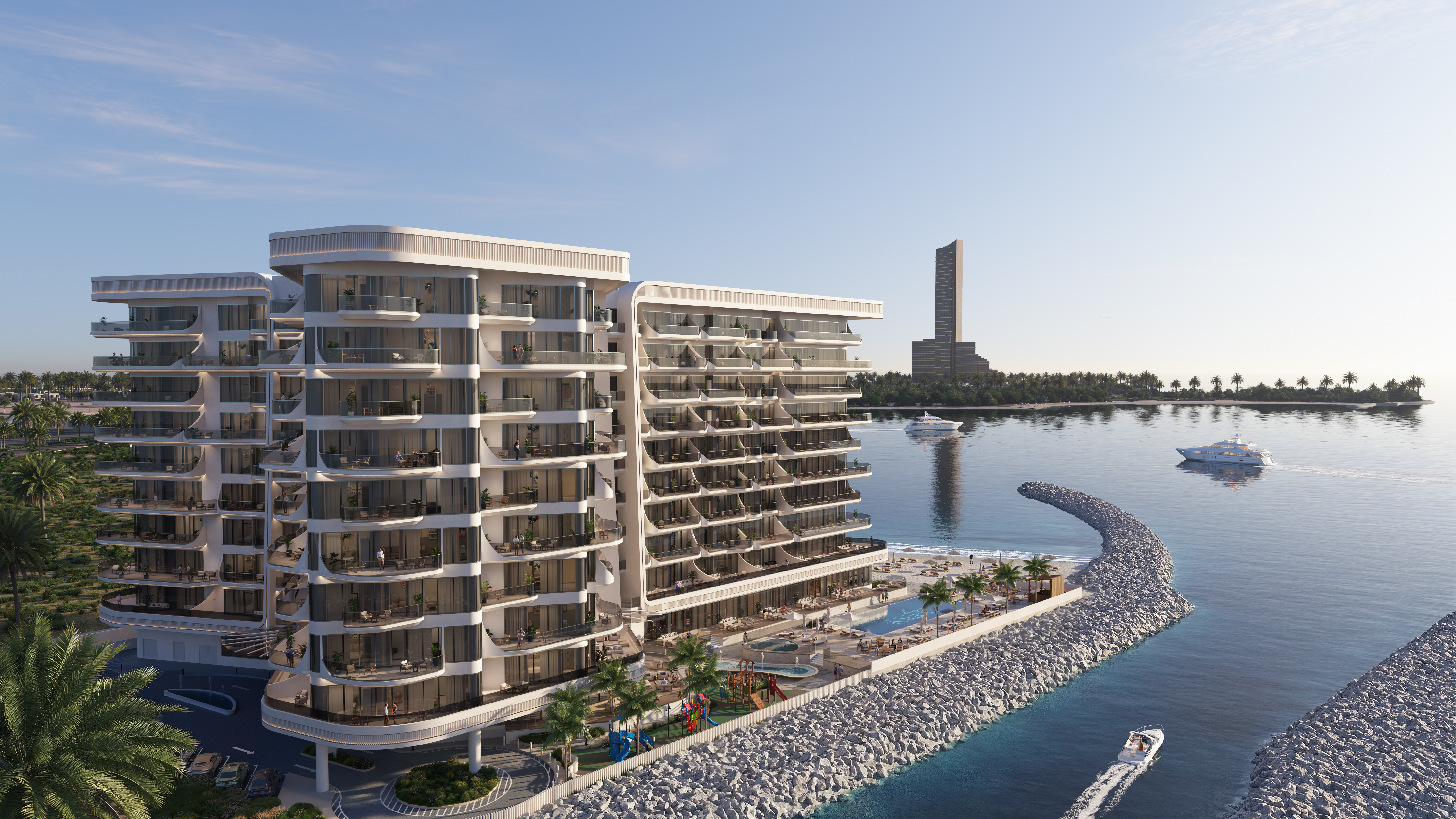 Fully Furnished Luxury Apartments with Private Beach Just 10m Away, 5 Minutes from the Casino