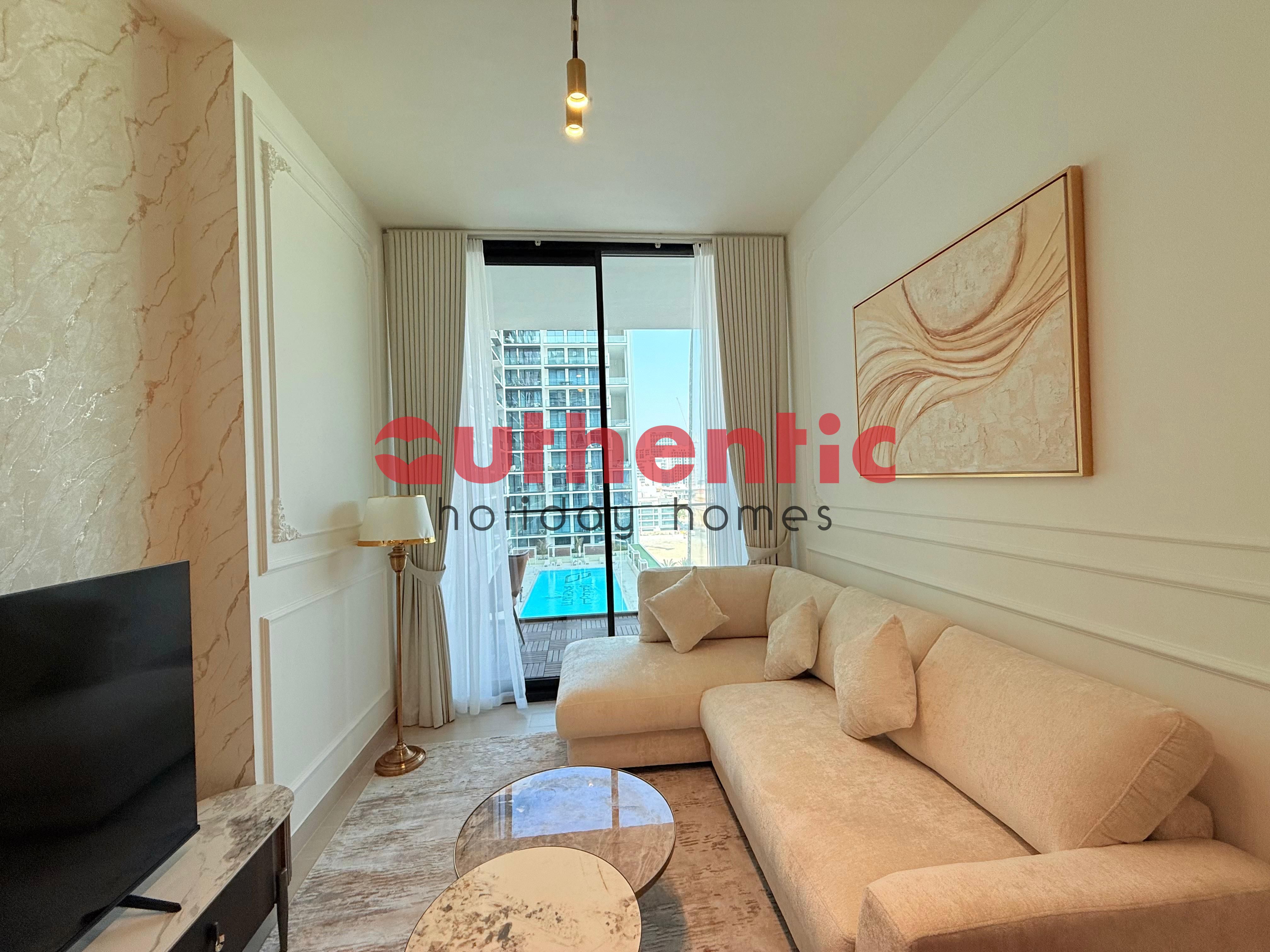 Pool View | Elegant High-End Apartment
