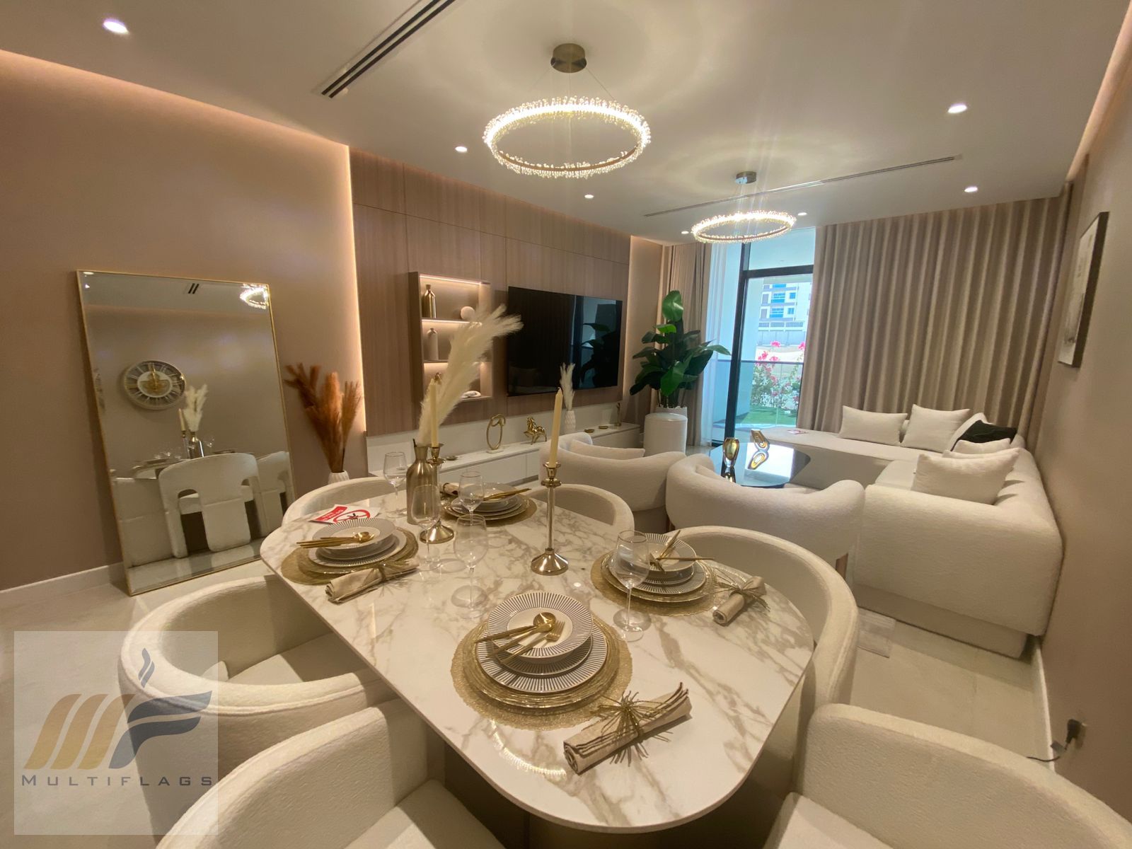Two Bedroom Hall Apartment for Sale in Tiger Downtown Ajman 1153.78 Sq Ft with Attractive Price Low Down Payment and Flexible Monthly Installments