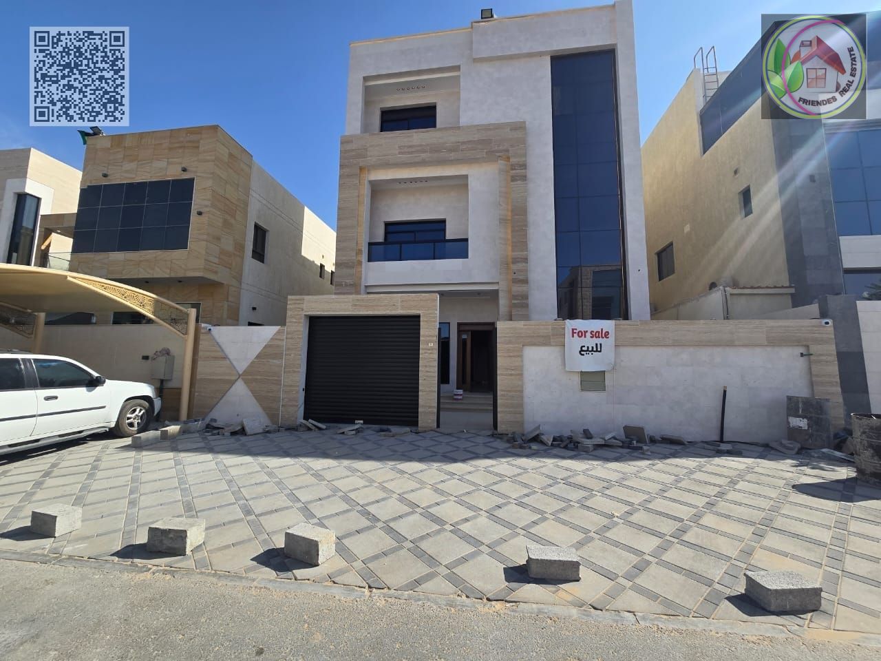 Villa in Al Yasmin area, Ajman | Behind Al Hamidiya Park | Freehold for all nationalities | Close to Mohammed Bin Zayed Road and Emirates Road