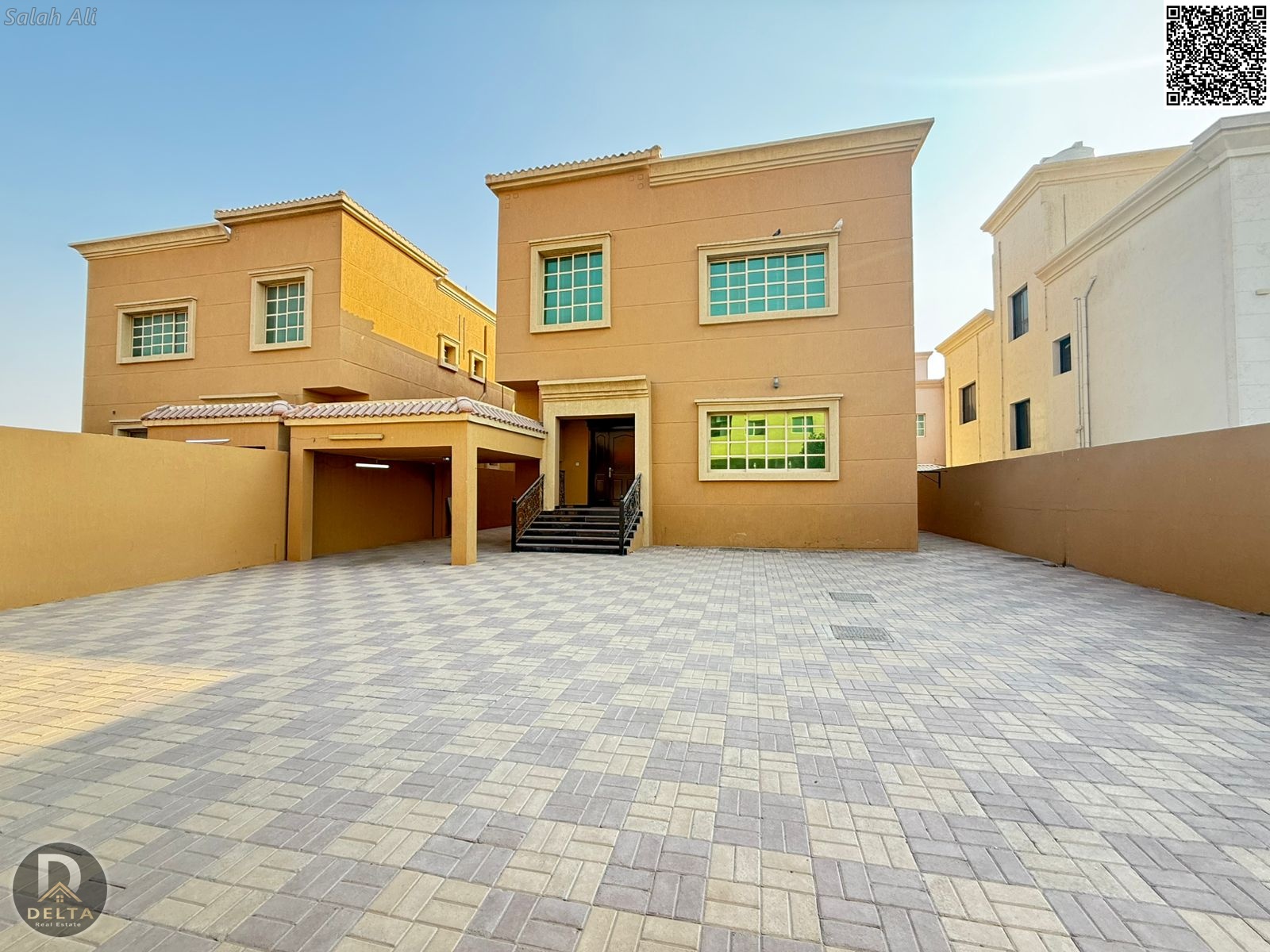Ready-to-move-in villa for sale near the mosque in Al Rawda 1 area. Freehold ownership for all nationalities. Price includes electricity, water, and a