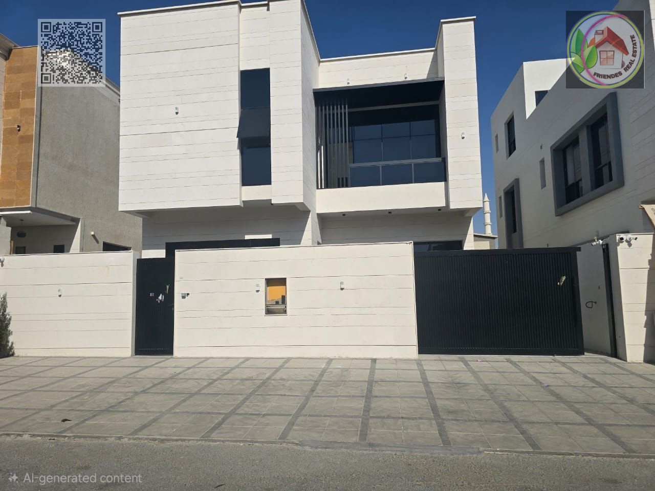 Villa in Al Yasmin area, Ajman | Behind Al Hamidiya Park | Freehold for all nationalities | Close to Mohammed Bin Zayed Road and Emirates Road