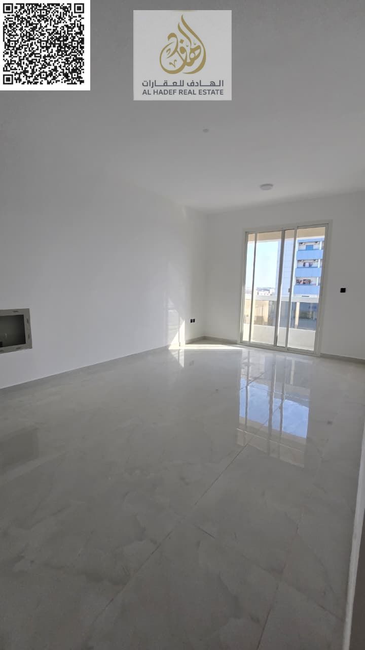 For Annual Rent – Ajman New Building | First Occupant • Two-bedroom apartment with a very spacious living room • 3 bathrooms • Two master b