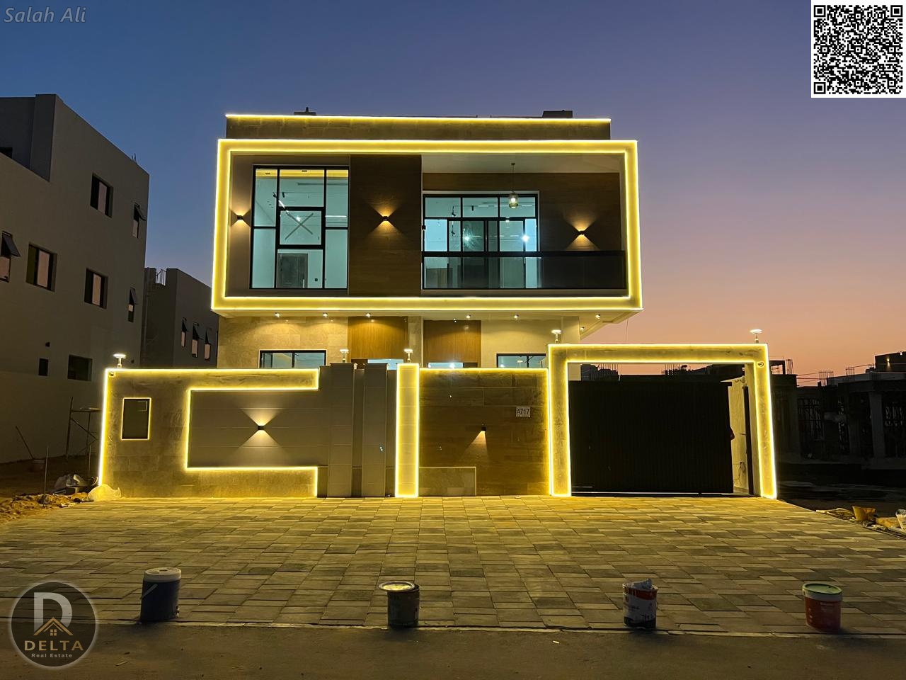 Deluxe villa for sale near the mosque / Includes registration fees / Easy bank financing with no annual fees