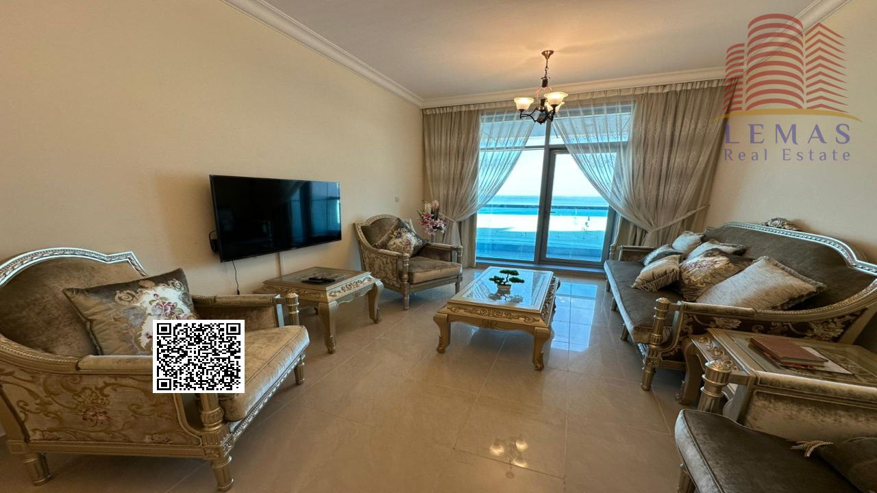1bhk for rent with full sea view and furniture