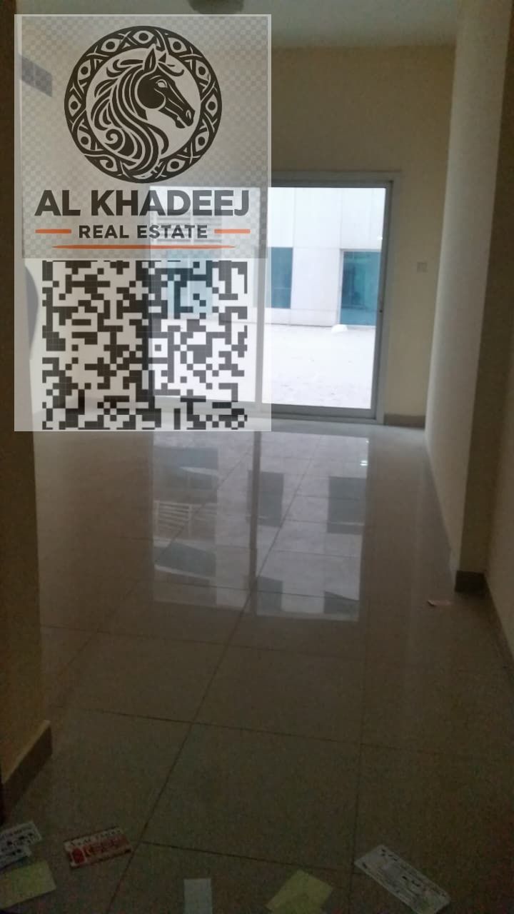Apartment for sale in Pearl Towers Ajman. 1BR + hall, 2 baths, balcony, 940 sq. ft, first floor, rented annually. Price AED 330K incl. parking