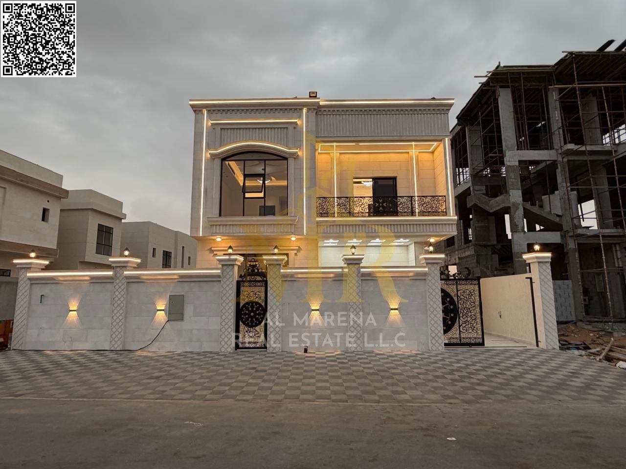 Villa in Al Helio 2 | Two Floors + Roof | 5 Master Bedrooms | Majlis & 2 Living Rooms with Pool | Fees, Utilities & AC Included | Negotiable