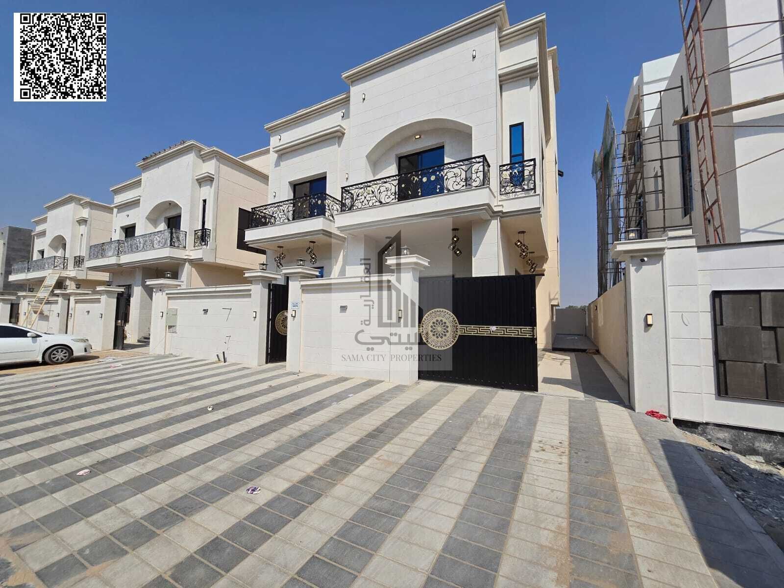 Luxury villa for sale in Ajman, including registration fees.