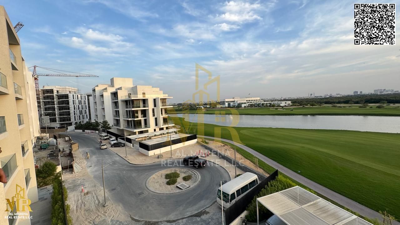 Live a luxury lifestyle with full golf and lake views in the heart of Al Zorah community, 3-bedroom apartment with living room and two balconies, amaz