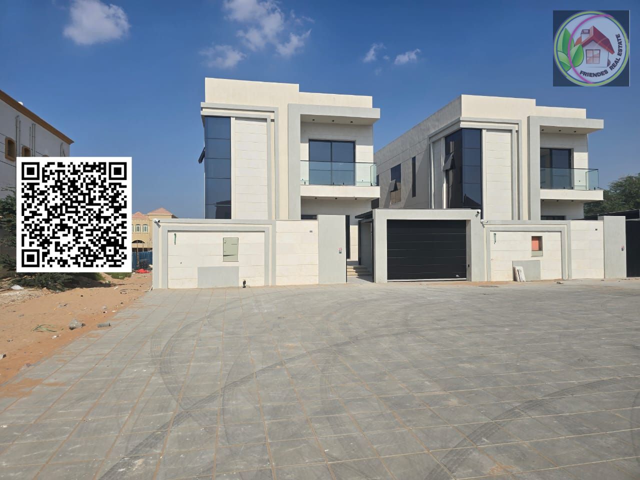 For sale: A distinctive two-story villa (ground + first floor) with a meticulously designed architectural style and elegant touches. The villa has bee
