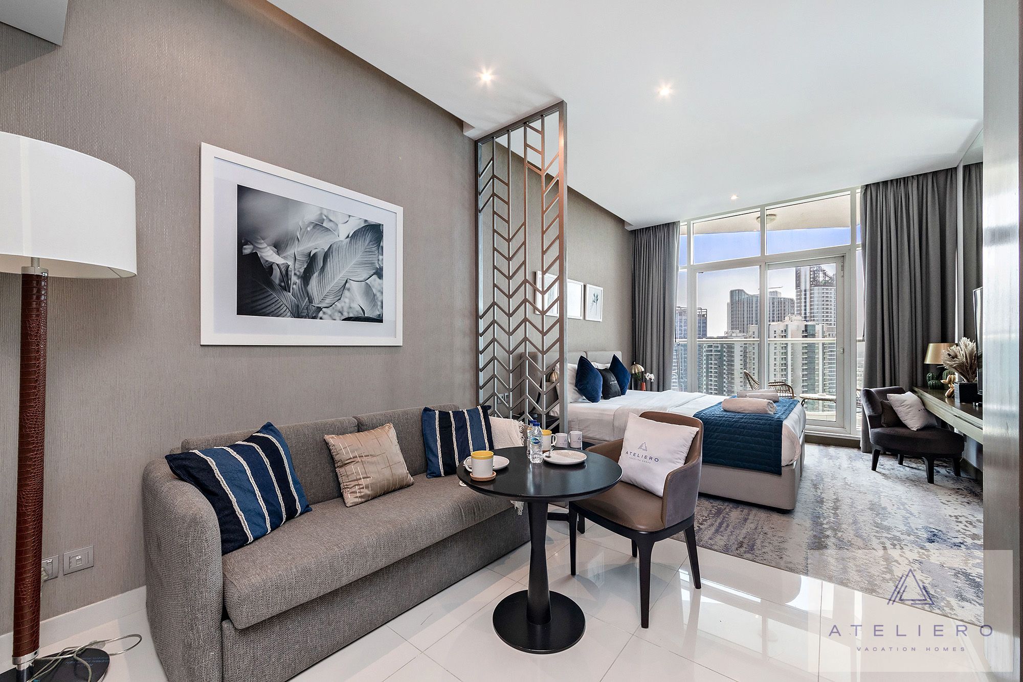 Studio with Dubai Canal view at DAMAC Maison Prive