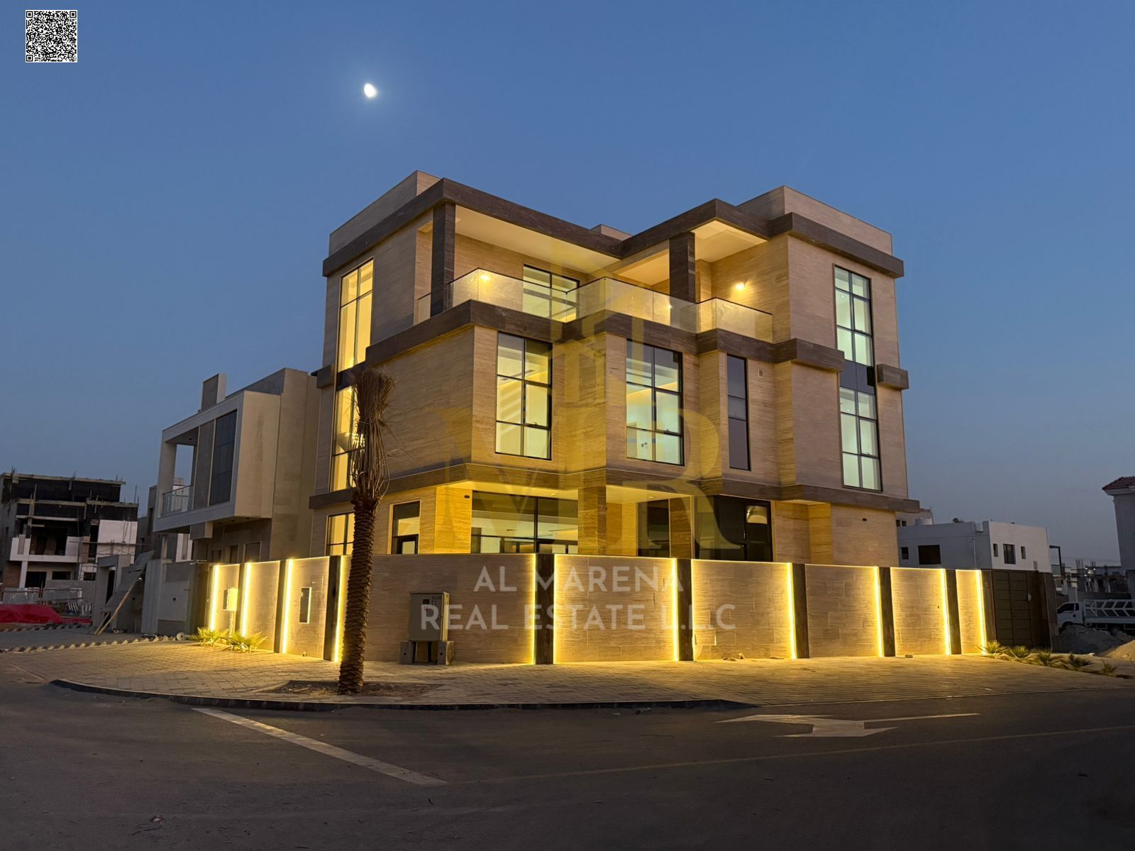 Corner villa with a super deluxe, custom finish, swimming pool, and rooftop terrace. Price includes registration, ownership, electricity, water, and a