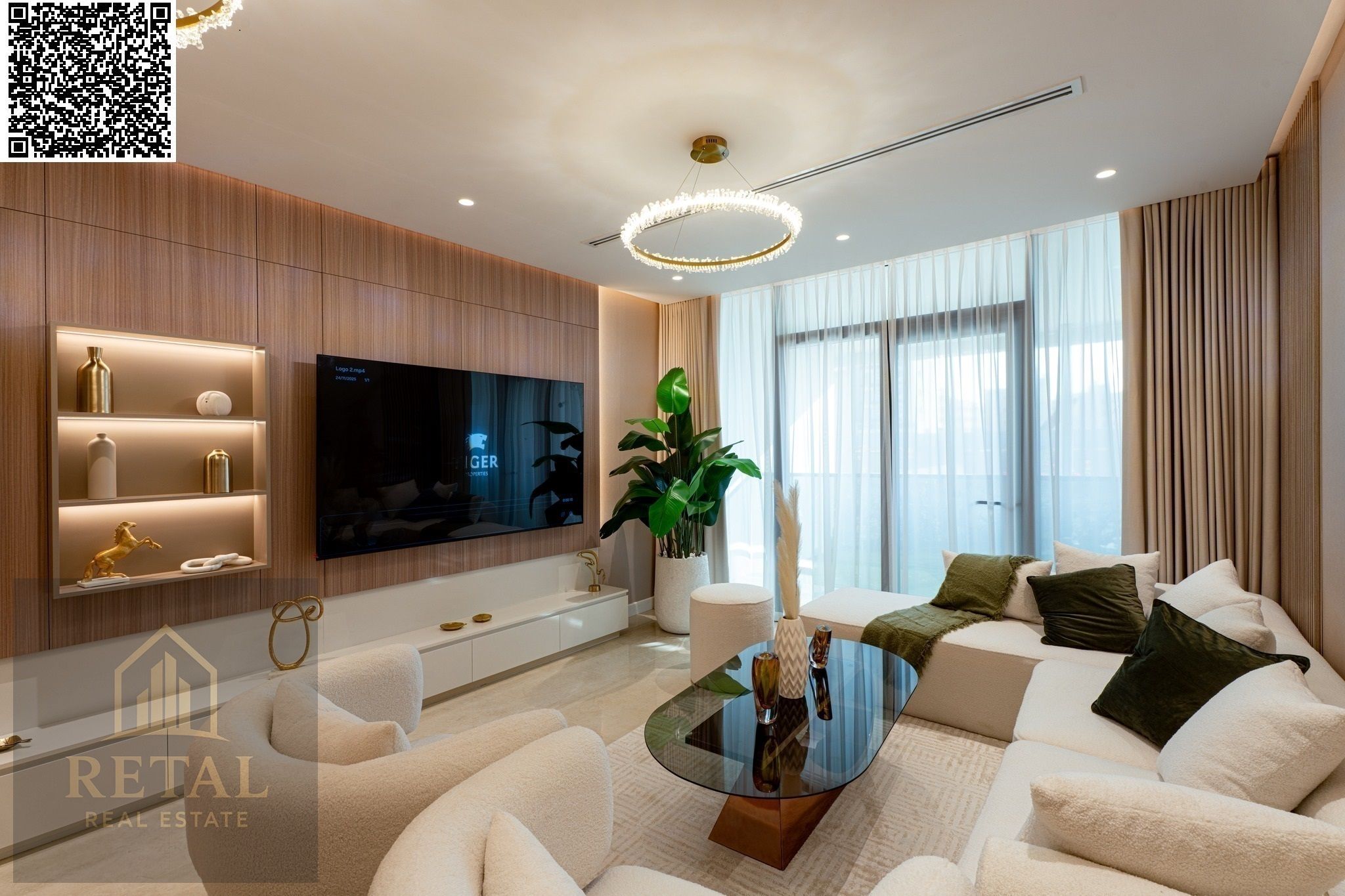 Cash offers a better price and you get all the features: a great view and fully furnished.