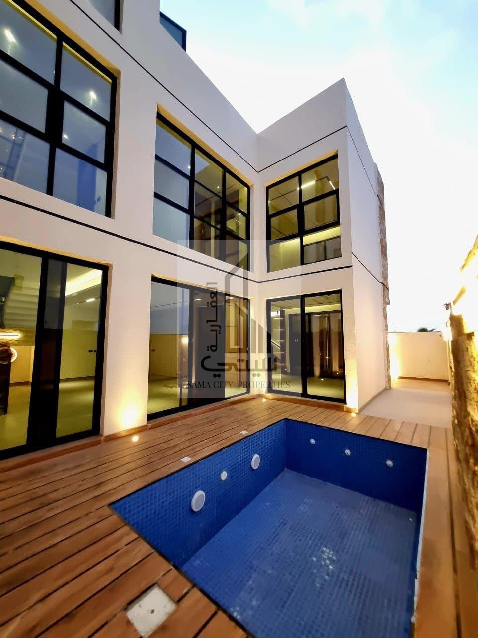 New brand with swimming pool
