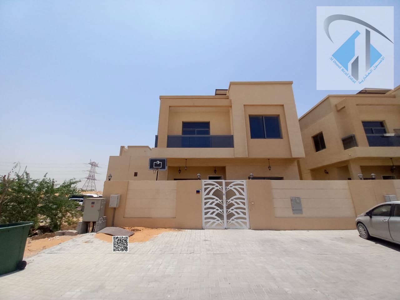 A villa with all electricity, water, and air conditioning fees included, ready to move in, in one of Ajman's most prestigious areas. Freehold ownershi