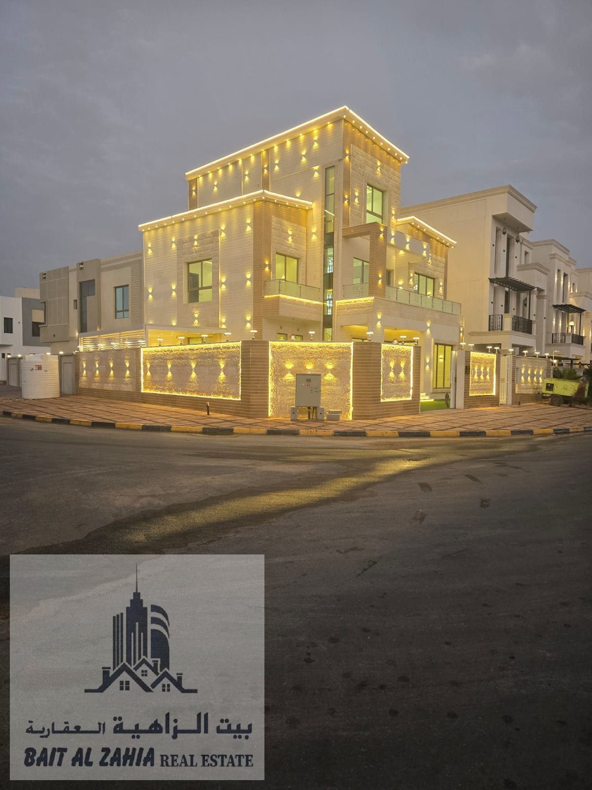 Brand new villa for sale in zahya- can be made commercial