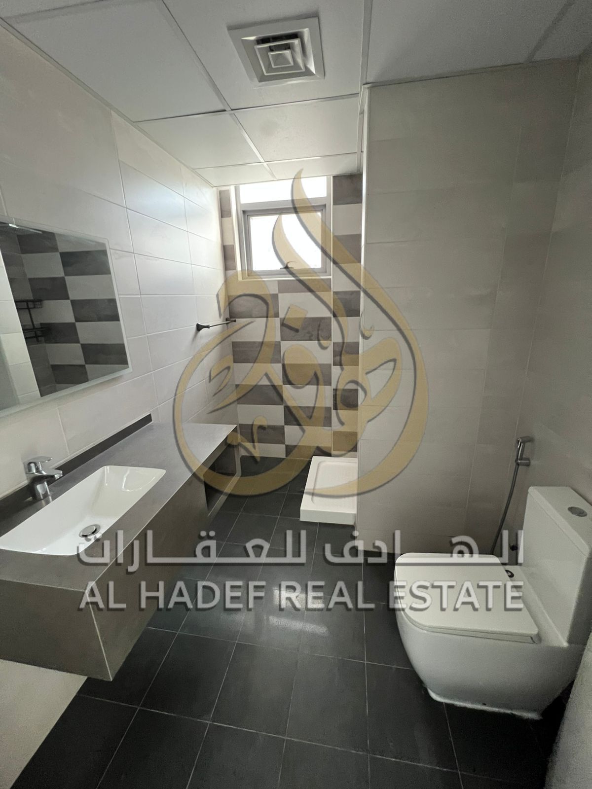 **Two-bedroom apartment with living room, second tenant, for annual rent in Sharjah – Al Khan area. Includes a storage room, flexible payment faciliti