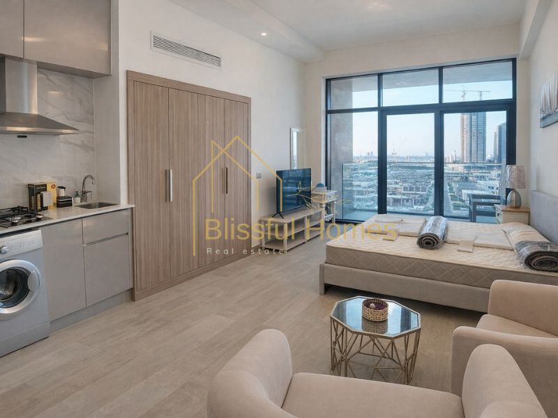 Luxury Fully-Furnished Studio Apartment for Rent in Azizi Riviera Meydan, Dubai