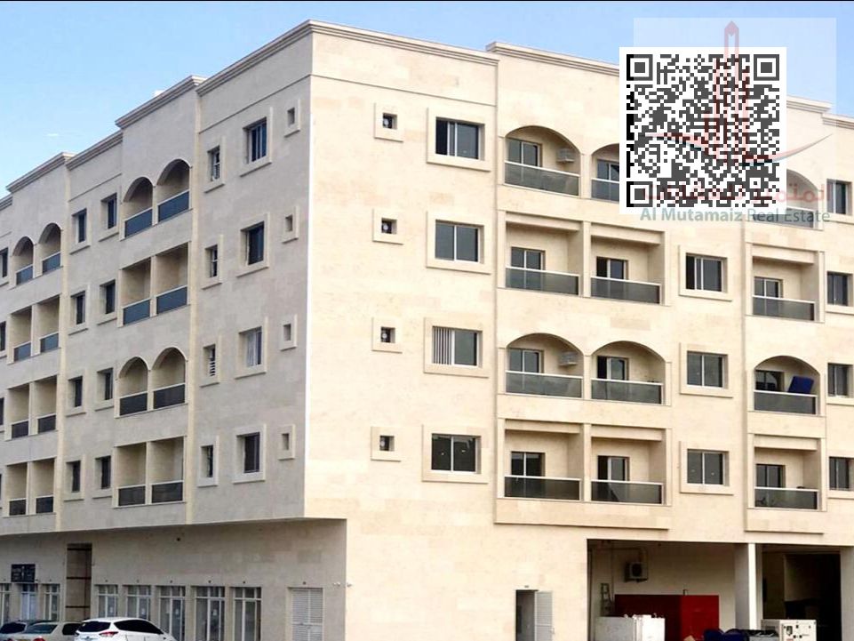 Two bedrooms and a living room with three bathrooms in Al Rawda for rent in a new building (Al Mazroui)