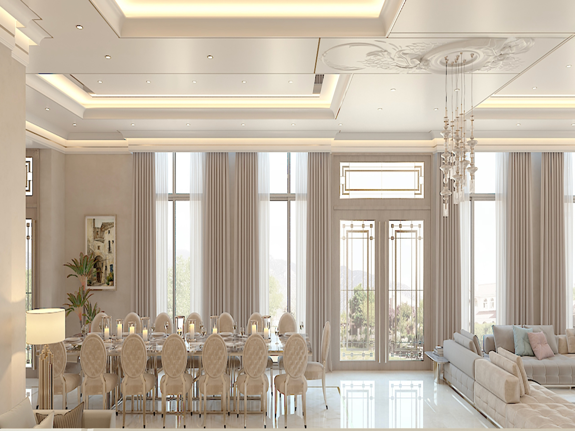 2 Majlis | 12 Parkings | 15 Rooms | Unfurnished