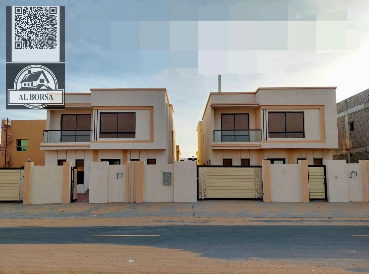 Villa for sale – Al Zahiyah area, Ajman – 4 master bedrooms, living room, majlis, maid's room, prime location