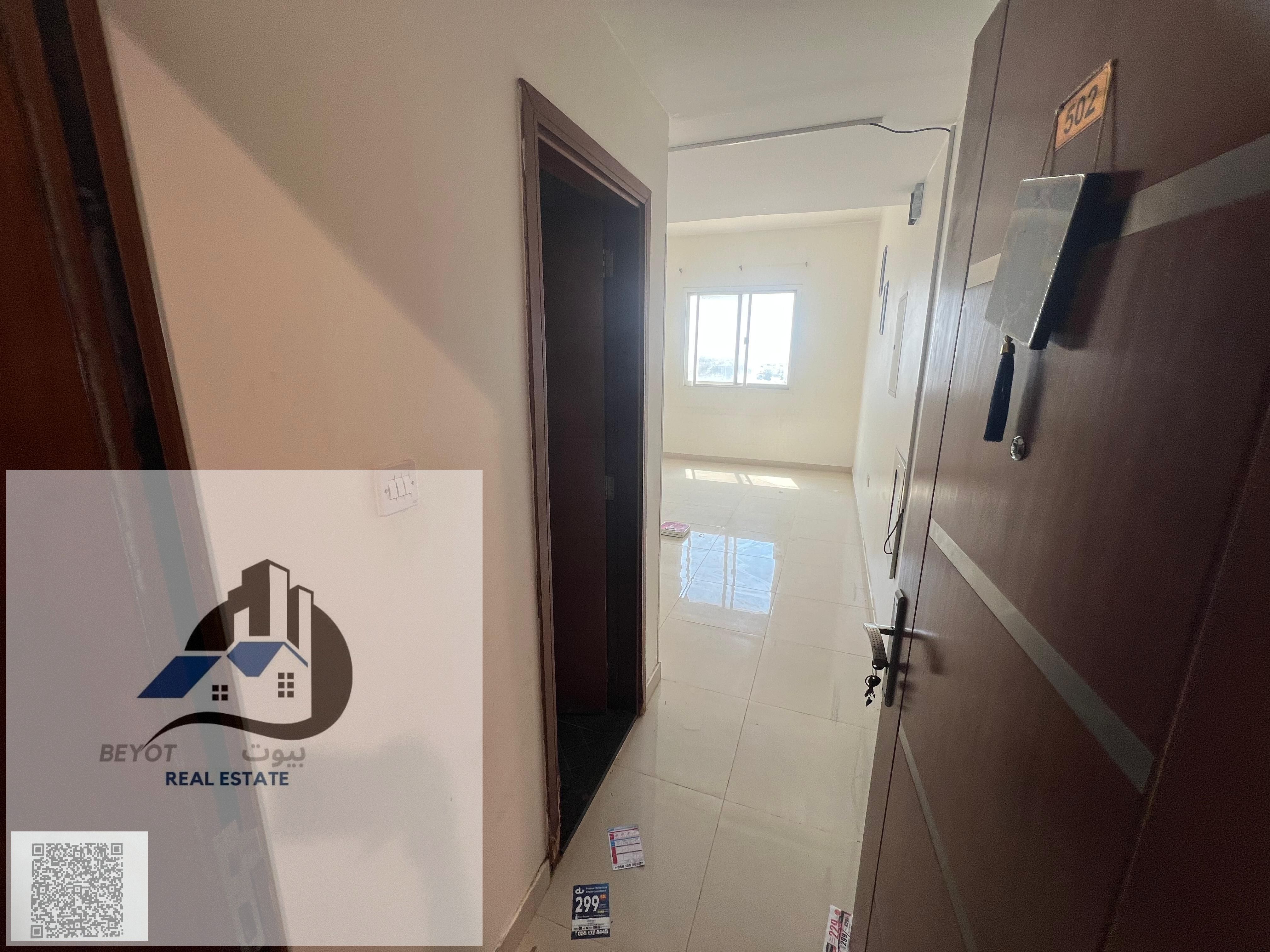 For annual rent in Ajman, one bedroom and living room, Al Rawda 1
