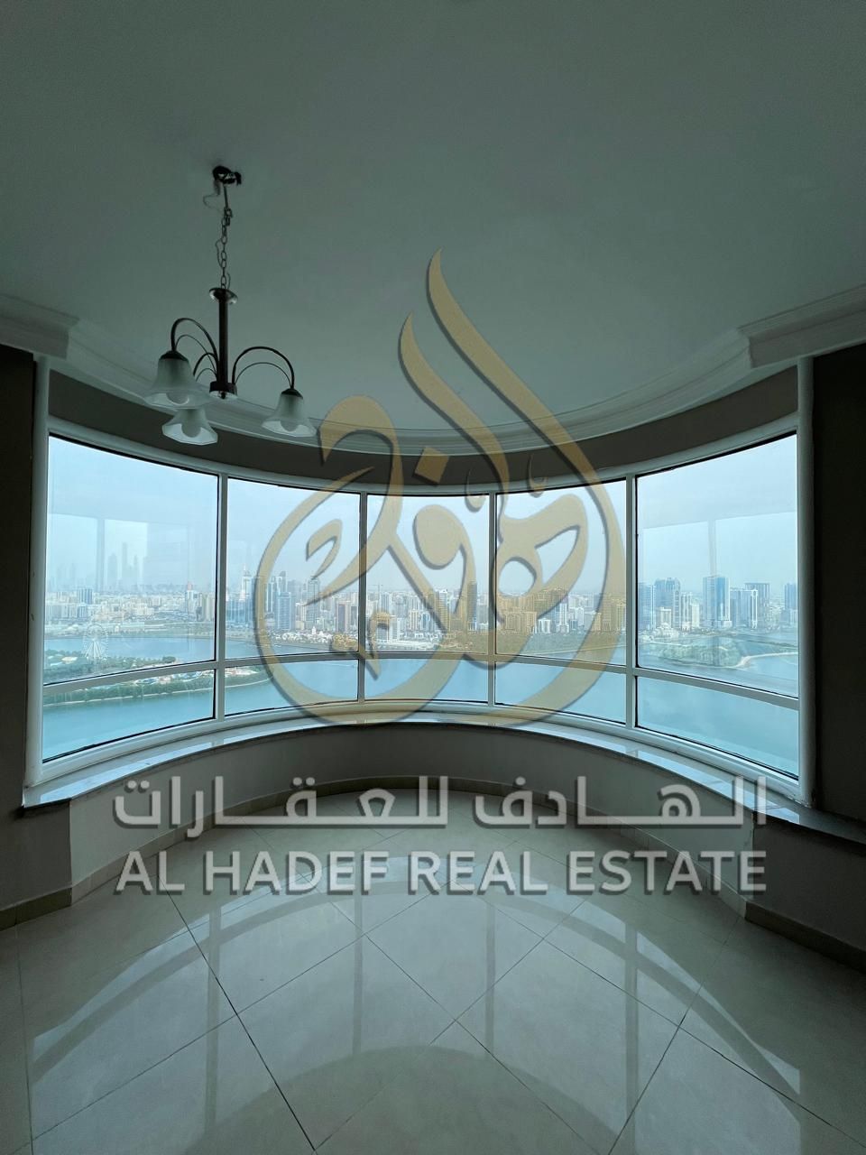 Luxury 3-bedroom apartment with a living room and maid's room for annual rent in Al Majaz 3, with an open view and full services.