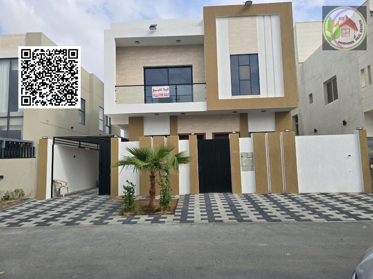 Luxury Villa – 3 Floors | Stone Facade | 6 Master Bedrooms | Super Lux Finishing | Modern Design