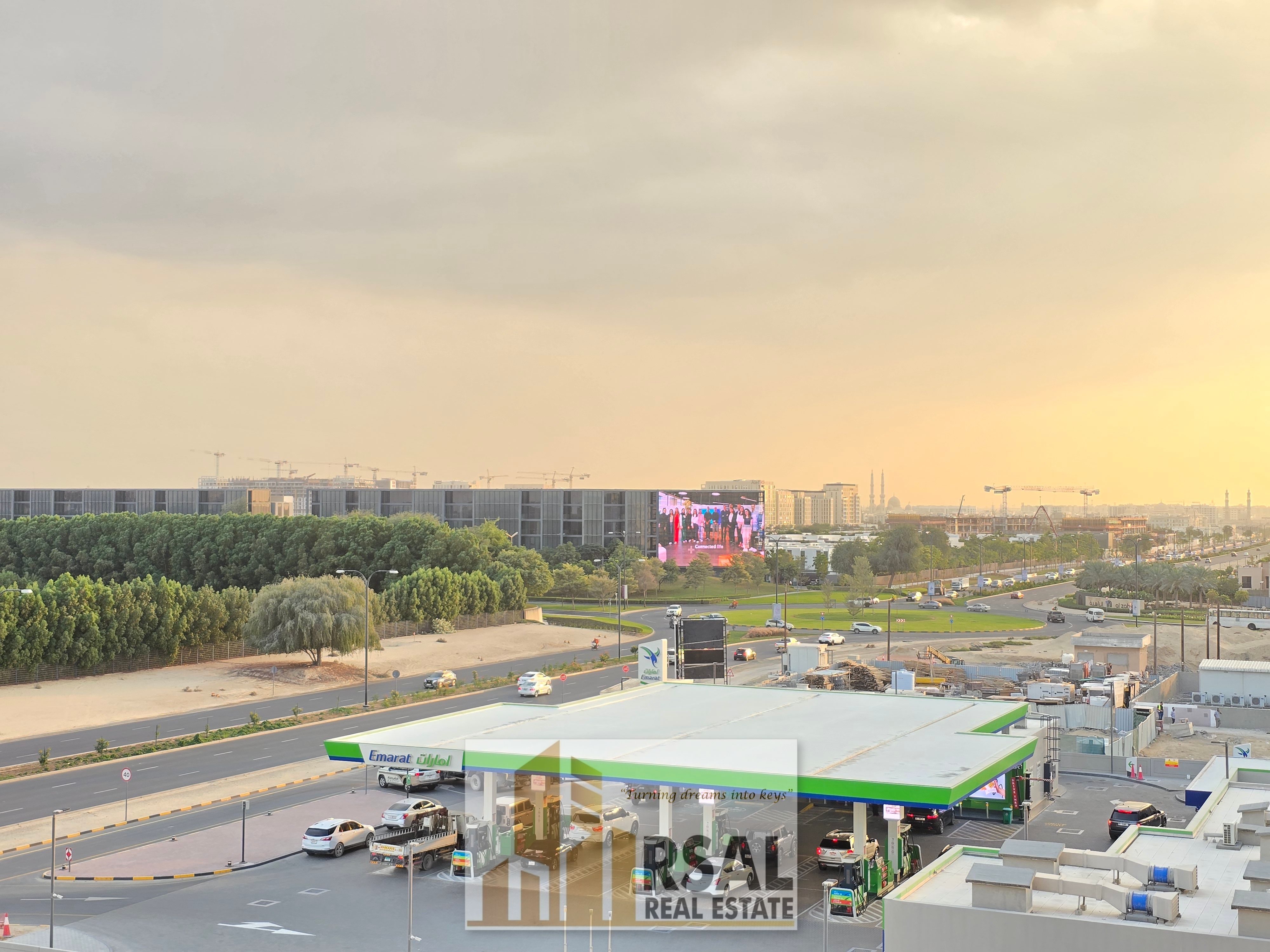 New Spacious 1-BHK with 2-Bathroom,Family Building,Near Mosque , 6 Cheques Payment,In Al Zahia (Alfalah Area)