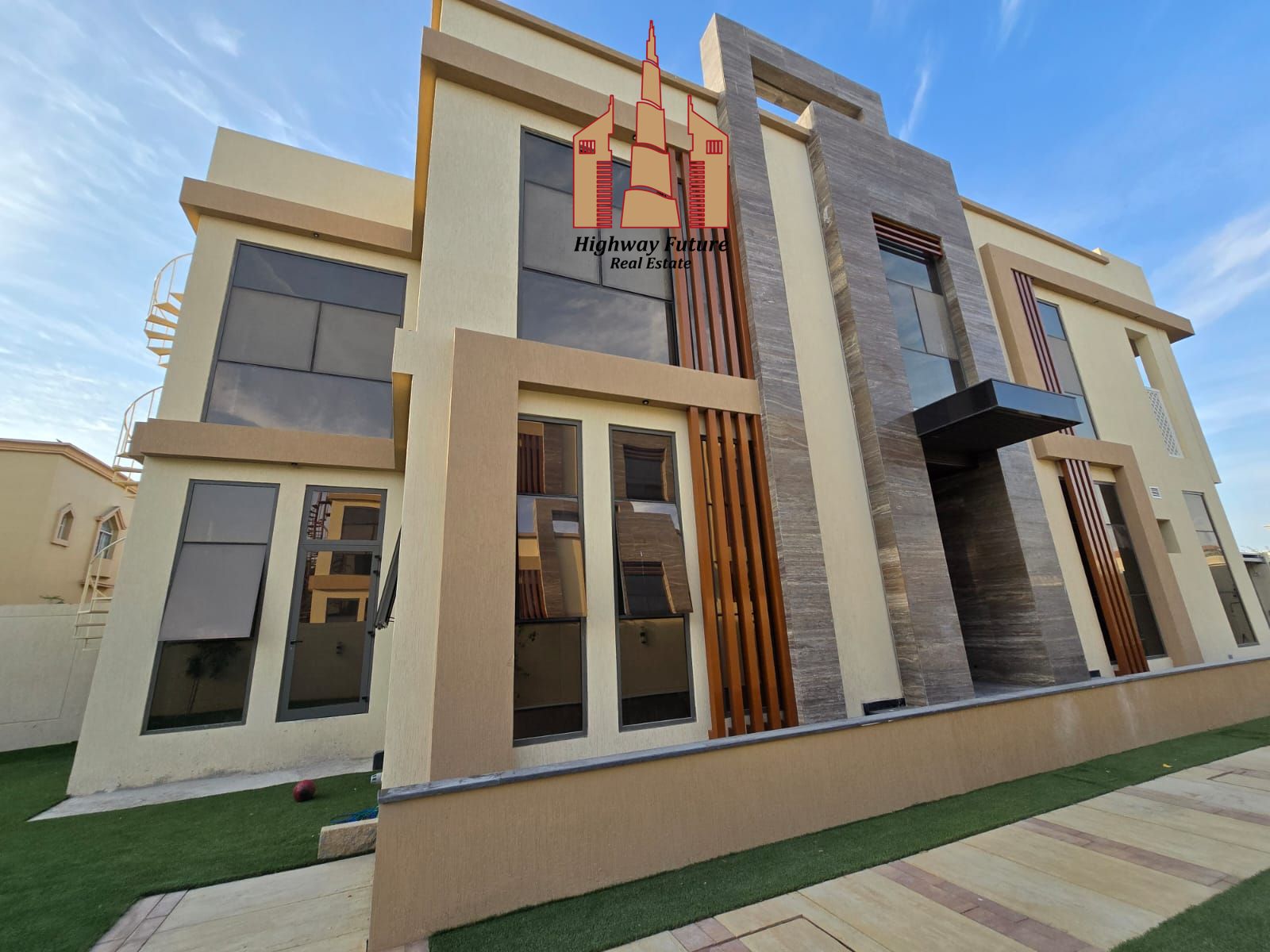 Brand new 5 Bedroom Hall Maids room Balcony parking 12 cheques gardan 180k