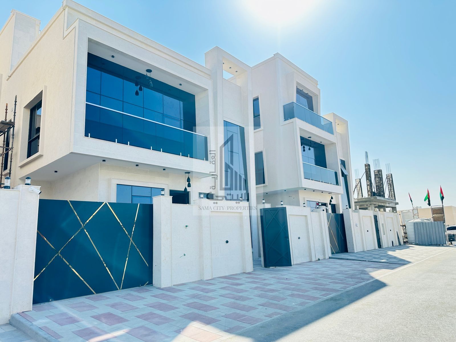 New brand villa for sale 7 bedrooms with swimming pool including registration fees