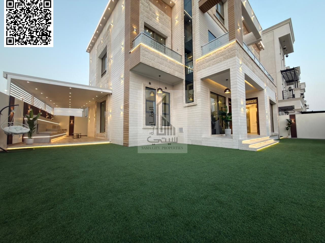 Corner Modern Villa on Main Road in Al Zahya