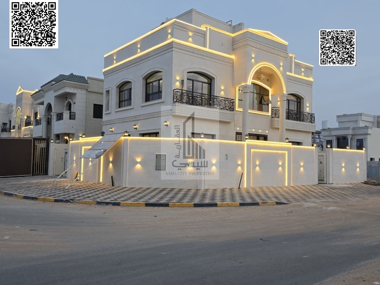 Investment Corner Villa Main Road Al Helio UA