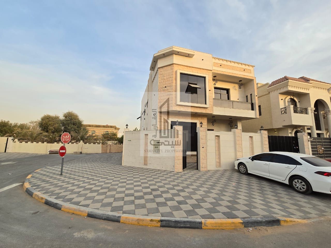 Villa for sale *Ajman * Consisting of: * *5 master bedrooms* * Majlis