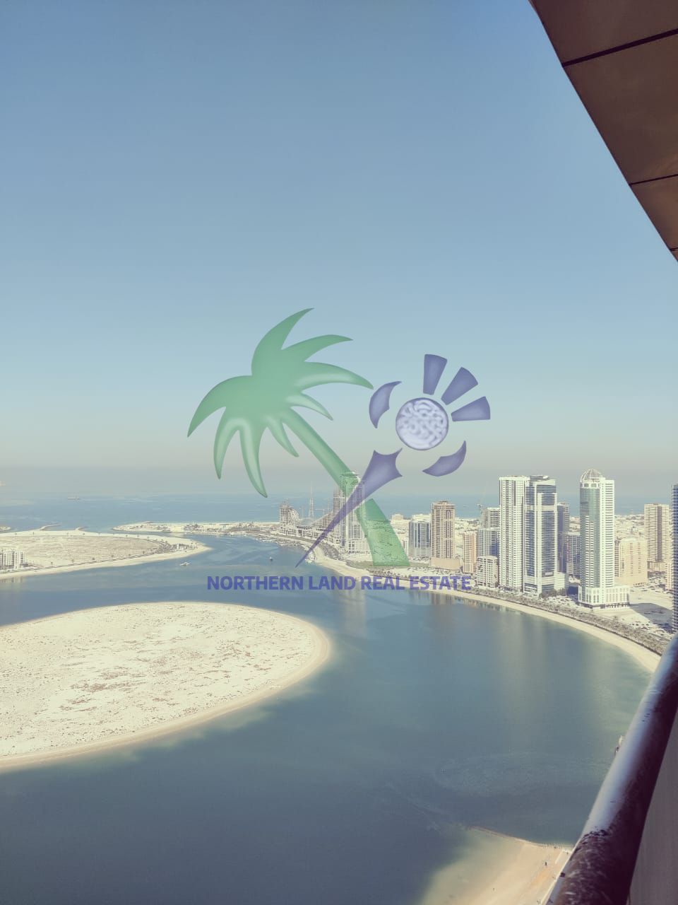 Luxury penthouse for sale in Asas Tower, Al Khan area, Sharjah, UAE.