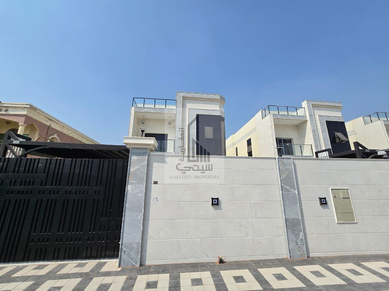 Villa for sale *Ajman * Consisting of: * *5 master bedrooms* * Majlis