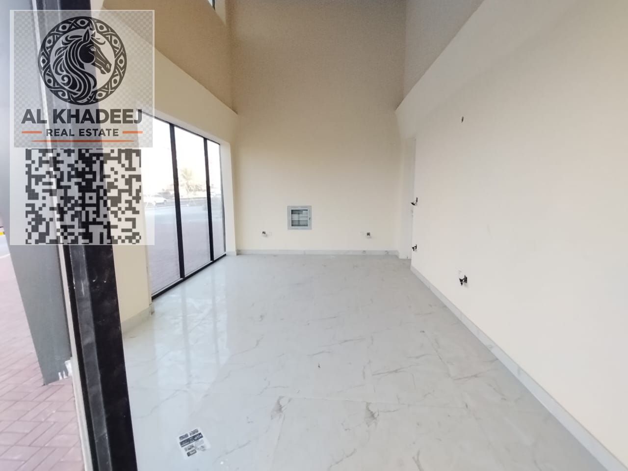 2 150 New commercial shops for annual rent in Al Jurf 2 Ajman, first occupant, with mezzan