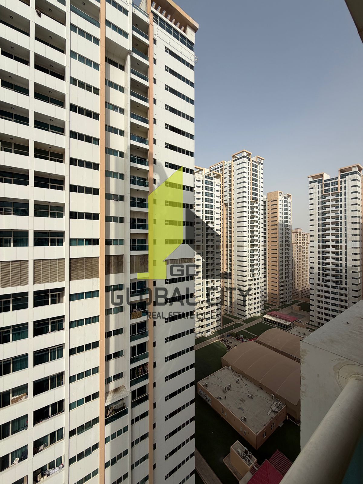 available 2bhk for sale in ajman one empty apartment close kitchen with parking